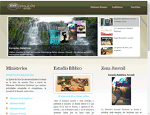 Tablet Screenshot of iglesiadedios7.org